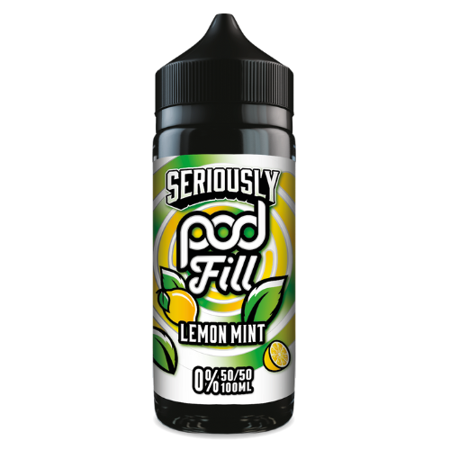 Lemon Mint 100ml (50/50) Shortfill E-liquid by Seriously Pod Fill