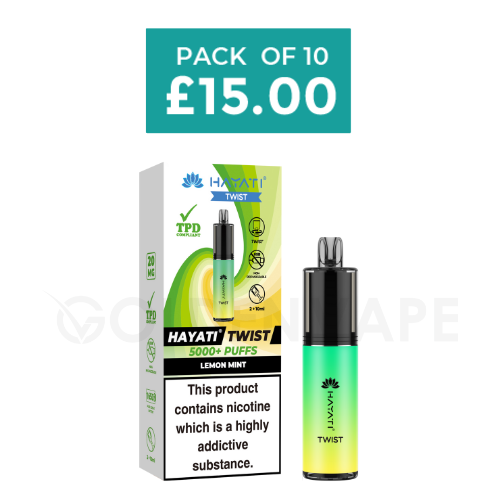 Hayati Twist 5000 5K Puffs Disposable Vape Kit