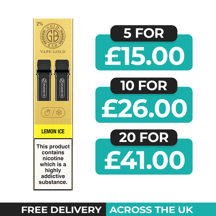 Gold Bar Reload Lemon Ice Refill Pods