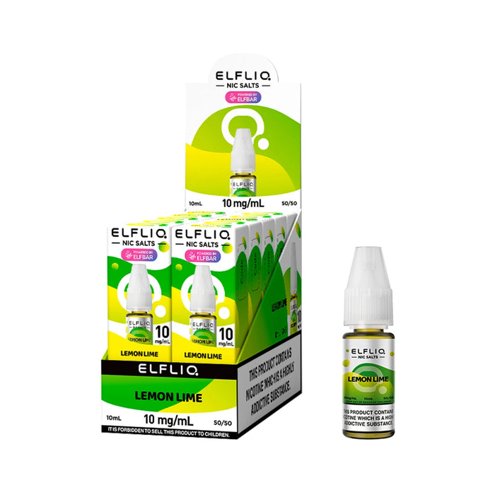 Elf bar Elfliq 10ml Nic Salt E-Liquids - Pack of 10
