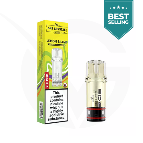 ske crystal vape lemon and lime SKE CL6000 Pod Vape Kit | Lemon & Lime main image 0