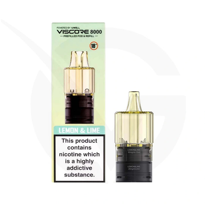 Lemon & Lime Uwell Viscore 8000 Refill Pods