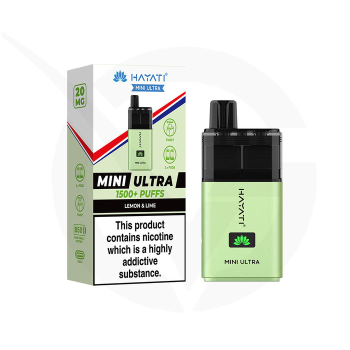 Hayati Mini Ultra 1500 Prefilled Pod Kit - Pack of 5