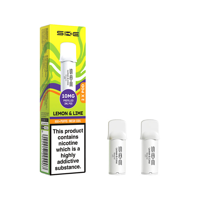 Lemon & Lime Crystal 600 Pro Prefilled Pods by SKE