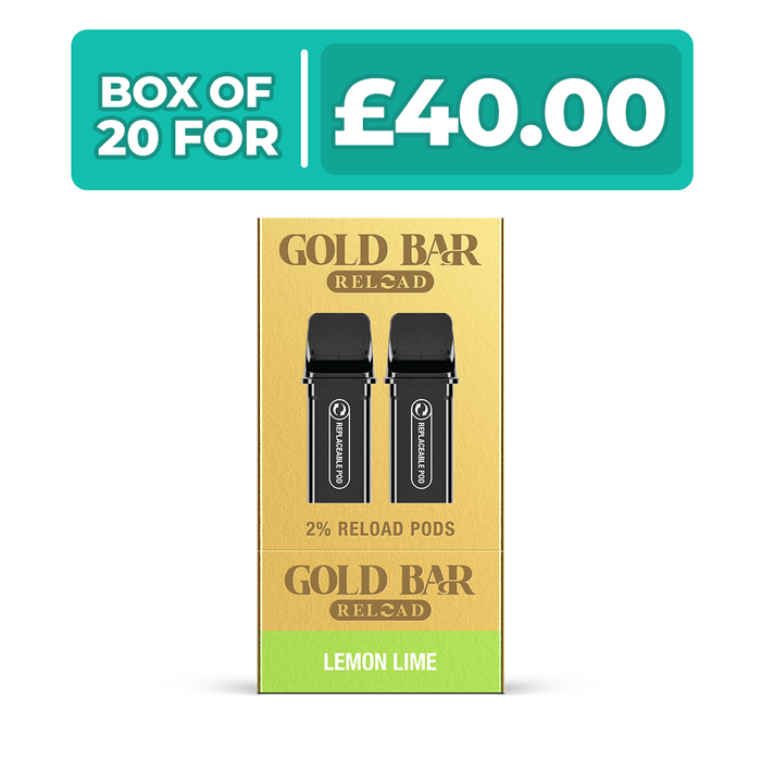 Gold Bar Reload Prefilled Pods - Box of 20