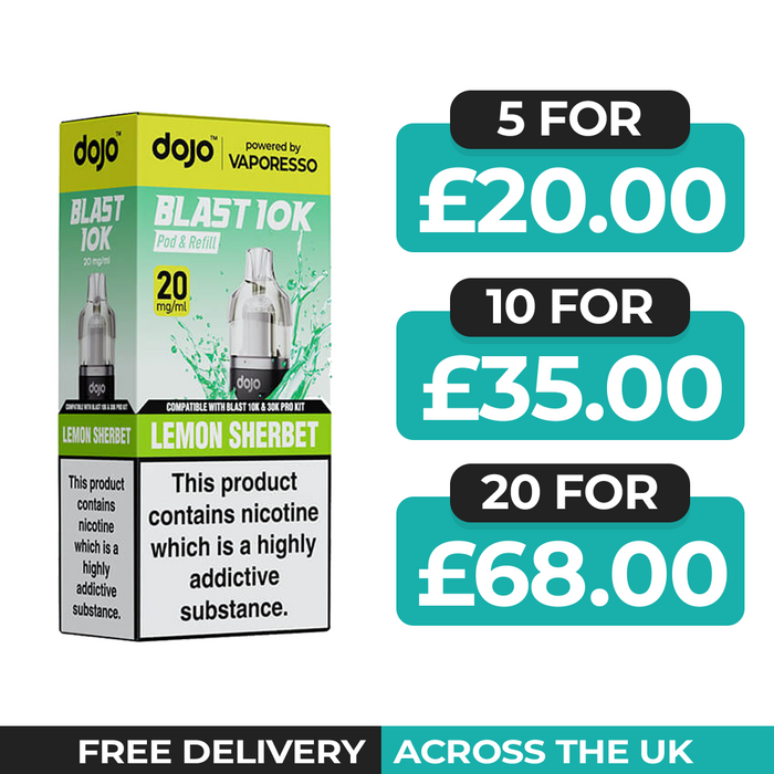 Vaporesso Dojo Blast 10k Lemon Sherbet Refill Pods