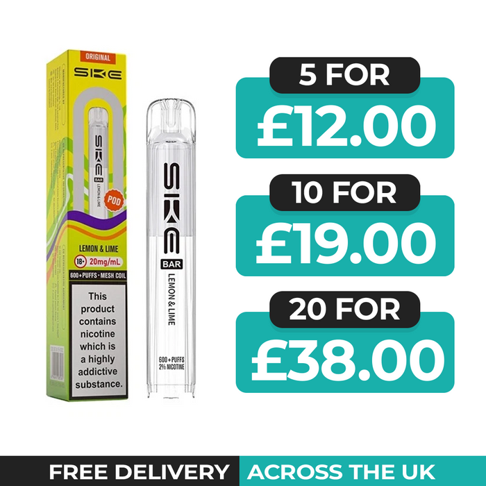 SKE Bar 600 Pods Lemon & Lime