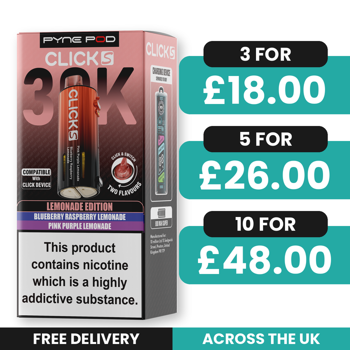 Pyne Pod Click S 30K Lemonade Edition Refill Pods