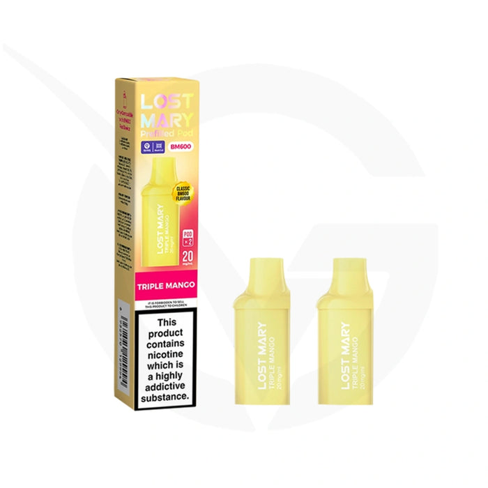 Triple Mango Prefilled Pods By Lost Mary BM600