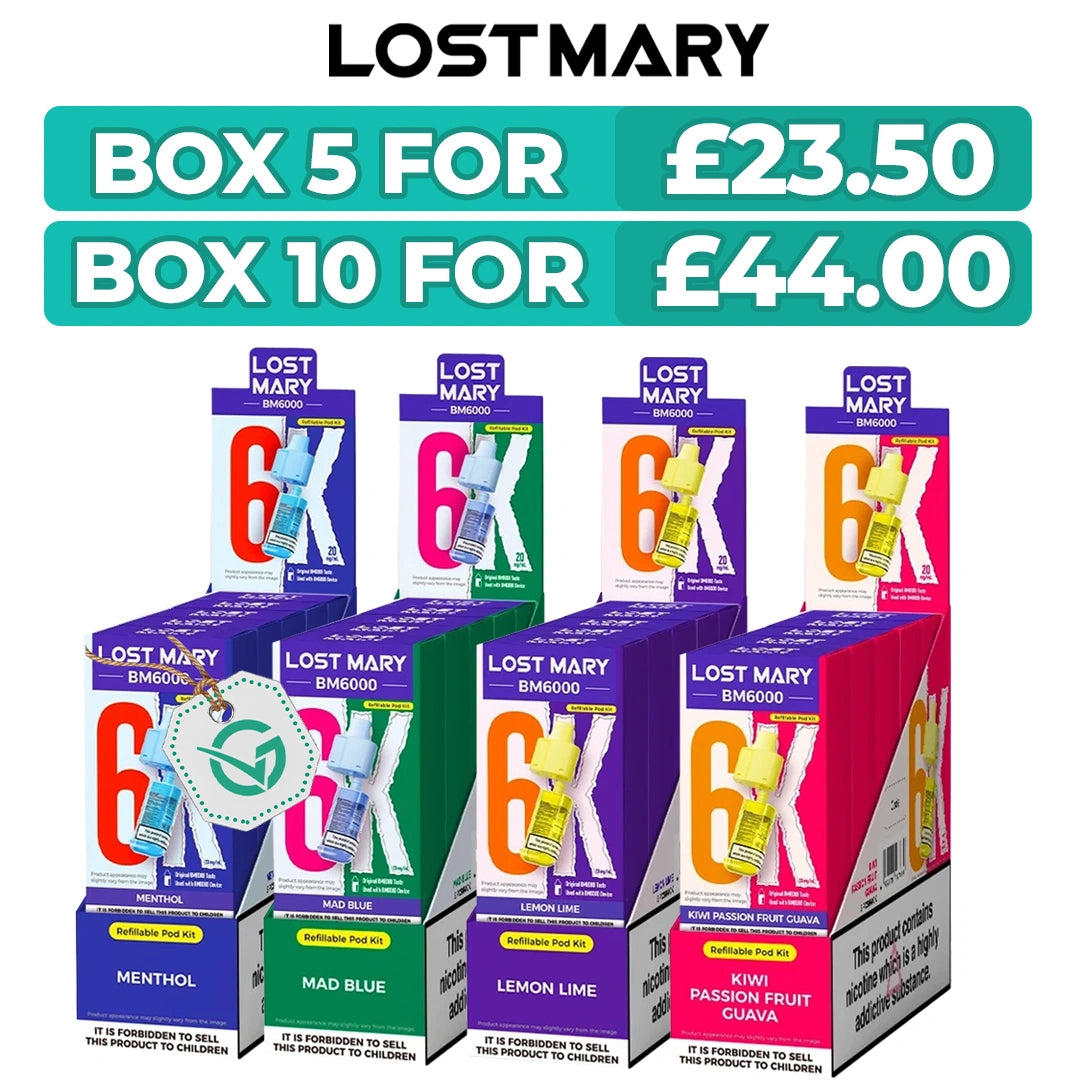 Lost Mary BM6000 Prefilled Pods - Refill Packs