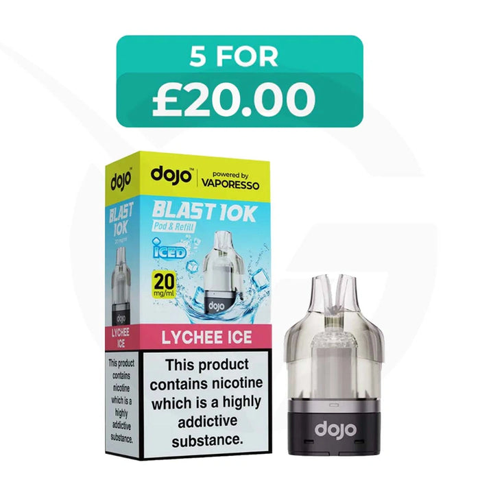 Lychee Ice Dojo Blast 10000 Refill Pack