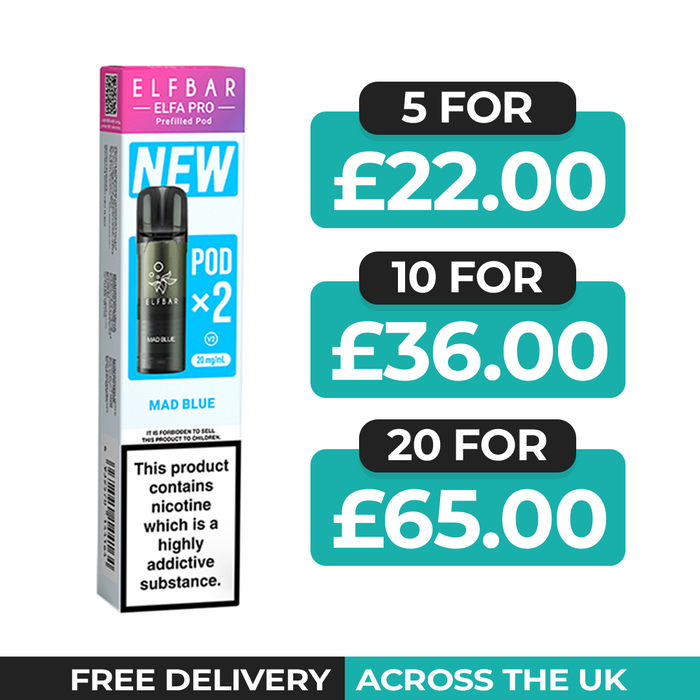 Mad Blue Elfa Pro Prefilled Pods by Elf Bar
