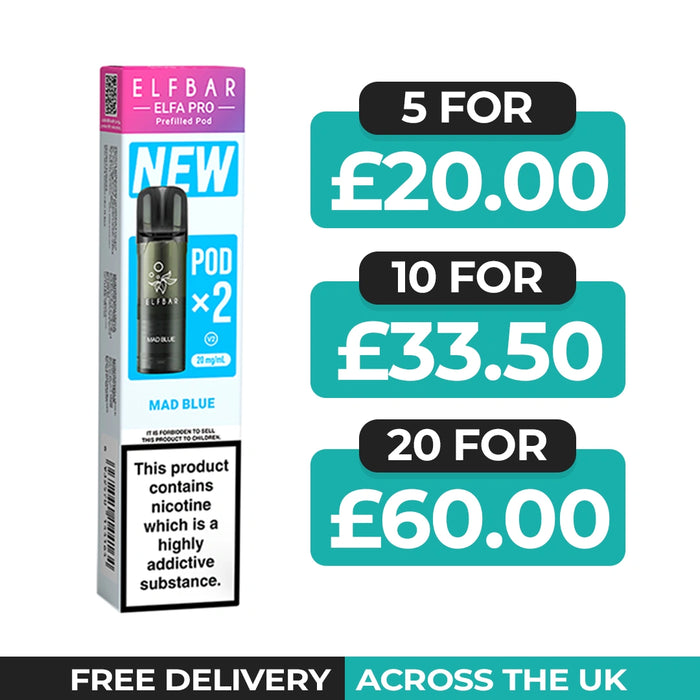 Mad Blue Elfa Pro Prefilled Pods by Elf Bar