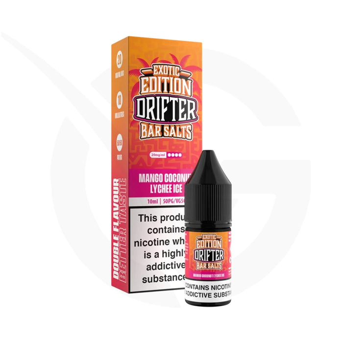 Drifter Exotics Mango Coconut Lychee Ice Nic Salt E-Liquid