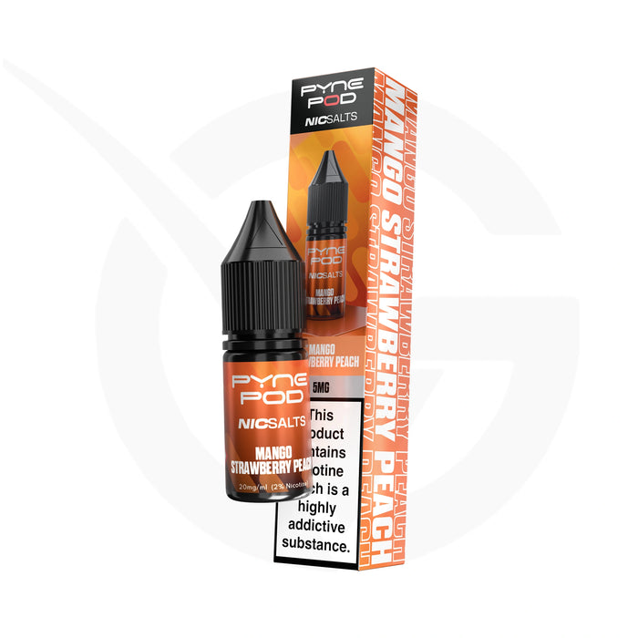 Mango Strawberry Peach Nic Salt E-Liquid by Pyne Pod