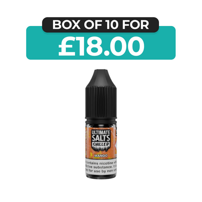 Mango Chilled 10ml Nic Salt E-Liquid by Ultimate Juice