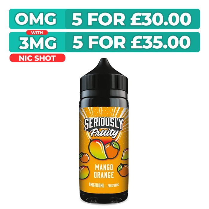 Doozy Seriously Fruity Mango Orange 100ml Shortfill E-Liquid
