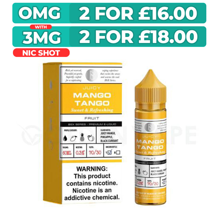 Mango Tango 50ml Shortfill E-Liquid By Glas
