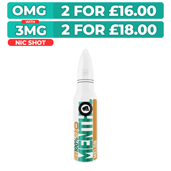 Melon 50ml Shortfill E-Liquid by Riot Squad