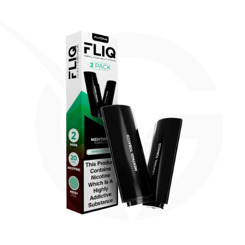 Menthol Tobacco Prefilled Pods By Avomi Fliq Menthol Tobacco Prefilled Pods By Avomi Fliq