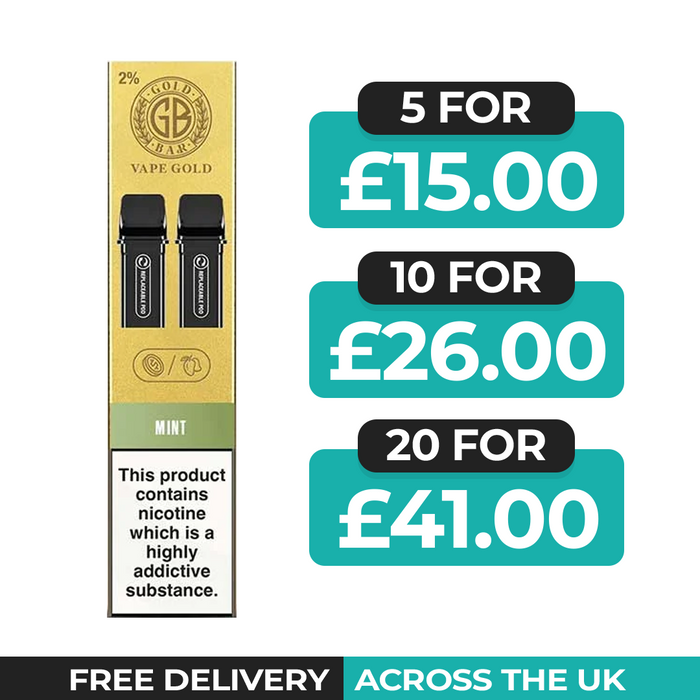Gold Bar Reload Mint Refill Pods