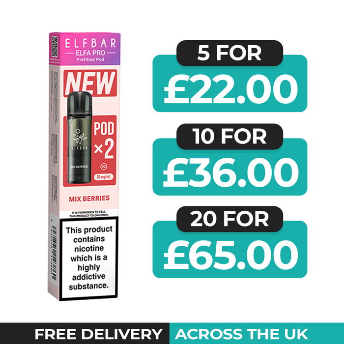 Mixed Berries Pro Elfa Prefilled Pods by Elf Bar