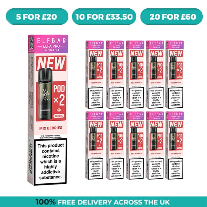 Mixed Berries Pro Elfa Prefilled Pods by Elf Bar Mixed Berries Pro Elfa Prefilled Pods by Elf Bar