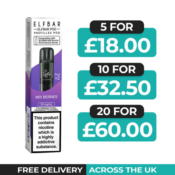 Elf Bar 600 Mix Berries Preflled Pods