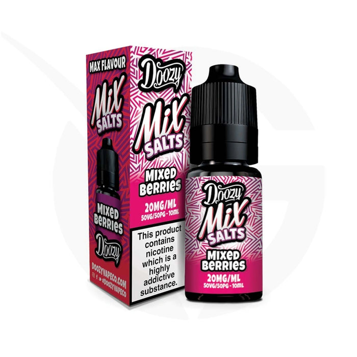 10 x 10ml Doozy Seriously Bar Nic Salts - Pack Of 10