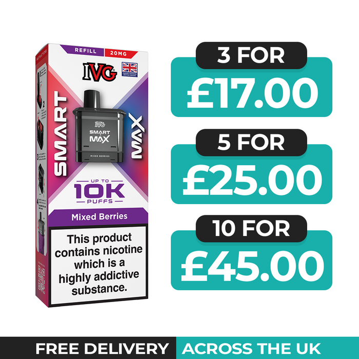 IVG Smart Max Mixed Berries Refill Pods
