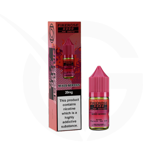Mixed Berries 10ml Nic Salt E-Liquid By Firerose 5000