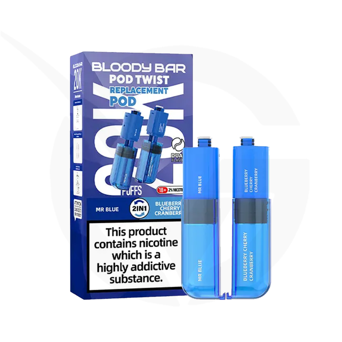 Bloody Bar Ultra Twist 20k Box of 5 & 10 Refill Pods