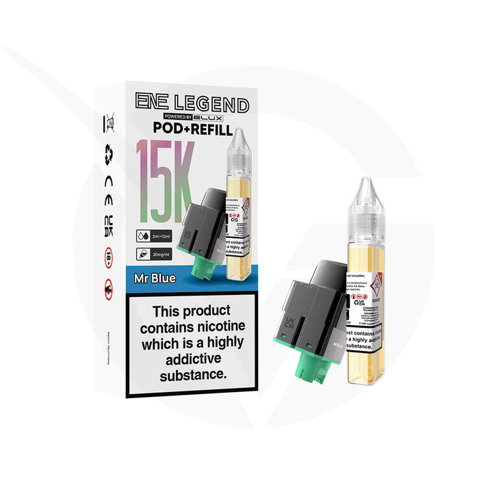 Mr Blue Elux ENE Legend 15k Refill Pods