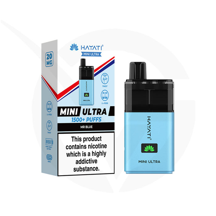 Hayati Mini Ultra 1500 Prefilled Pod Kit - Pack of 5