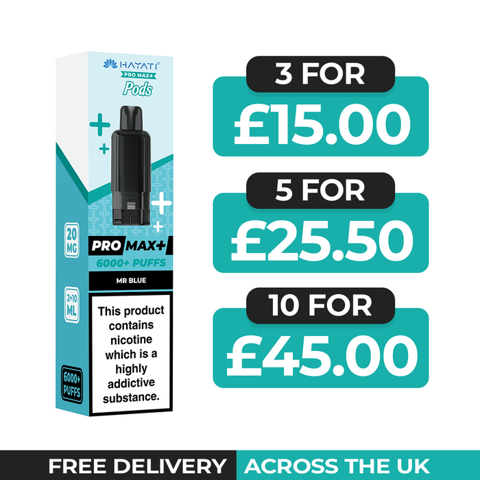 Hayati Pro Max Plus Mr Blue Refill Pods
