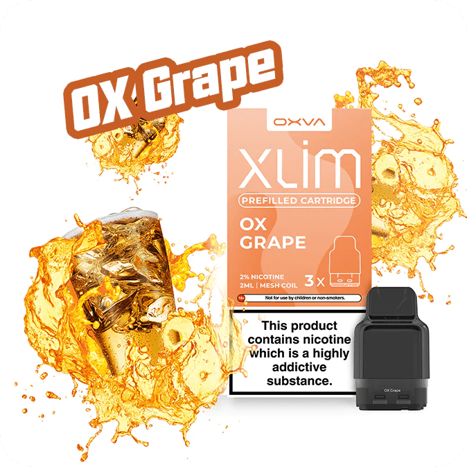 XLIM Prefilled Cartridge - 3 X 2ml E-liquids Pods by OXVA - Golden Vape XLIM Prefilled Cartridge - 3 X 2ml E-liquids Pods by OXVA - Golden Vape