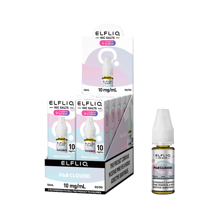 Elf bar Elfliq 10ml Nic Salt E-Liquids - Pack of 10