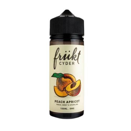 Peach Apricot 100ml Shortfill E-Liquid By Frukt Cyder