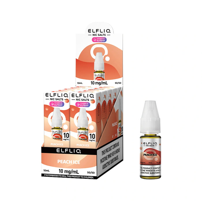 Elf bar Elfliq 10ml Nic Salt E-Liquids - Pack of 10