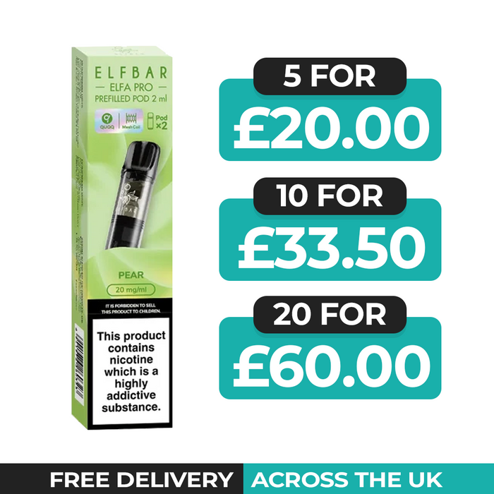 Pear Elfa Pro Prefilled Pods by Elf Bar