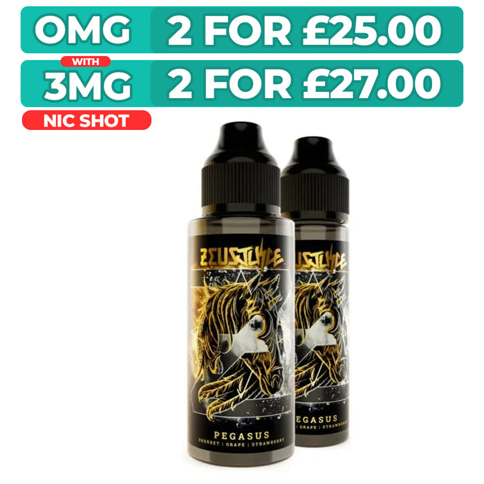 Pegasus 100ml Shortfill E-liquid by Zeus Juice