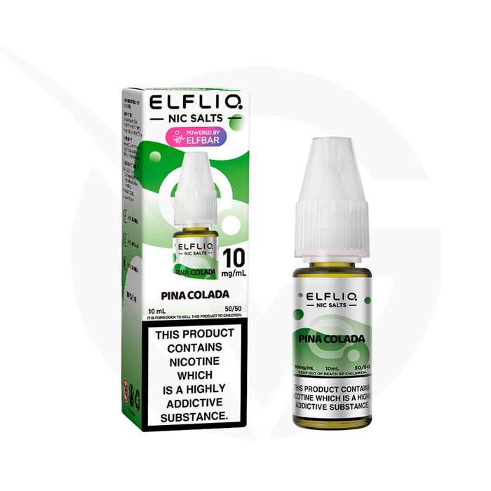 Pina Colada 10ml Elfliq Nic Salt E-Liquid by Elf Bar
