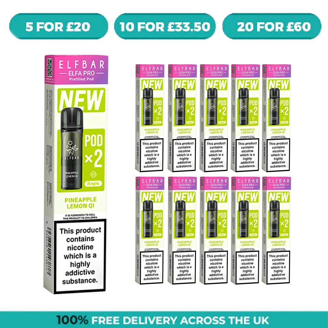 elfbar pods pineapple lemon qi Elfa Pro Prefilled by Elf Bar elfbar pod system E-Liquid VAMPIRE VAPE Heisenberg pgr:elfelfpod Size:Strawberry Kiwi