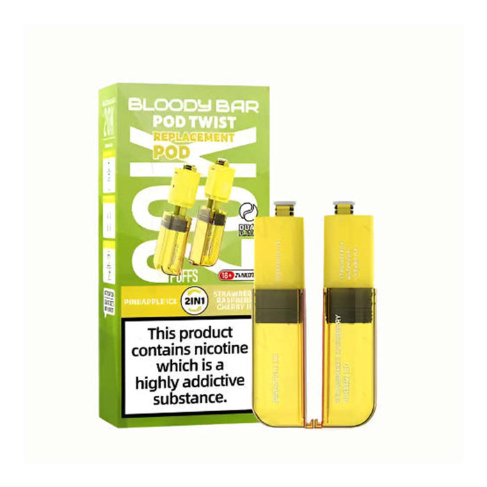 Bloody Bar Ultra Twist 20k Box of 5 & 10 Refill Pods