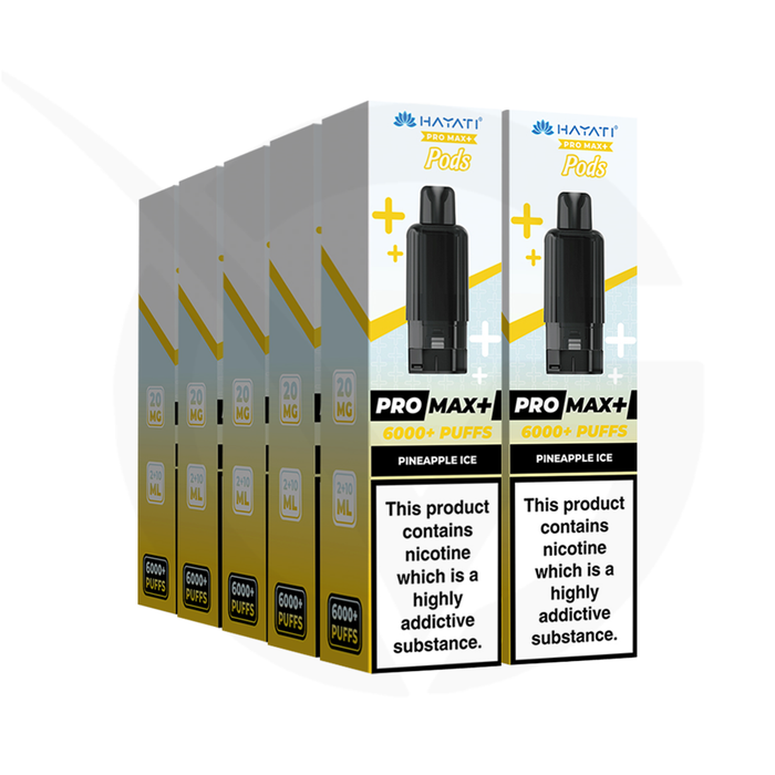 Hayati Pro Max Plus 6000 Pods - Bulk Buy Box of 5 & 10