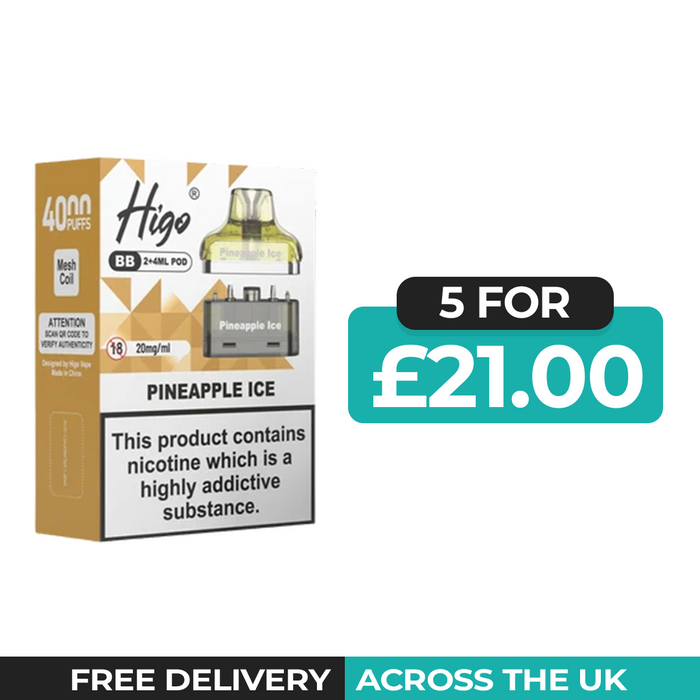 Higo BB 4000 Pineapple Ice Refill Pods