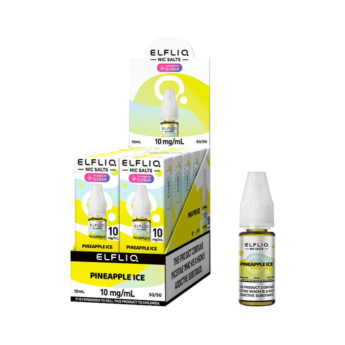 Elf bar Elfliq 10ml Nic Salt E-Liquids - Pack of 10