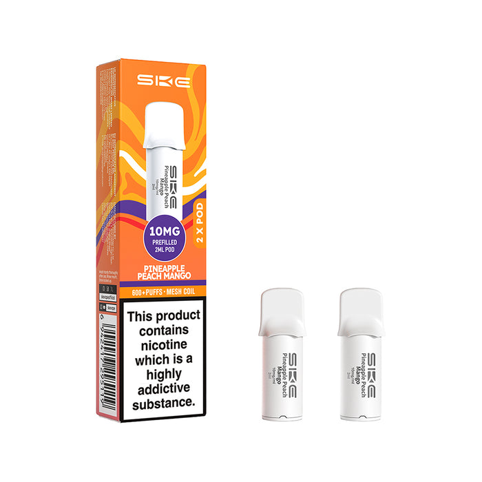 Pineapple Peach Mango Crystal 600 Pro Prefilled Pods by SKE