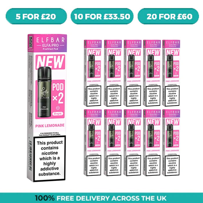 elfbar elfa pod pink lemonade ELFBAR Pods Pink Lemonade | Beste Preise ab 6,99 € | elfbarpods.de main image 1