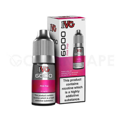 Pink Pop 10ml Nic Salt E-Liquid By IVG 6000